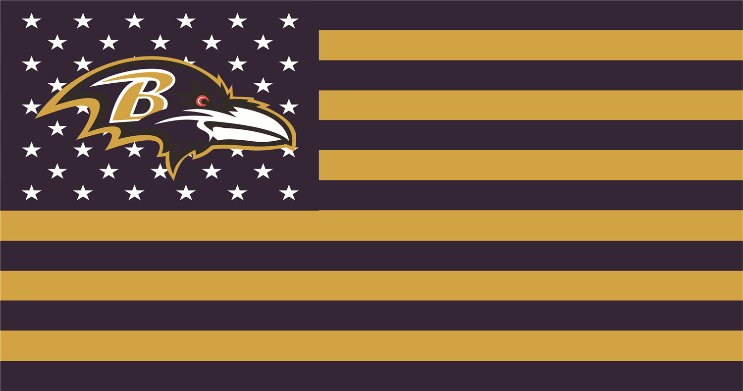 Baltimore Ravens Flags iron on transfers